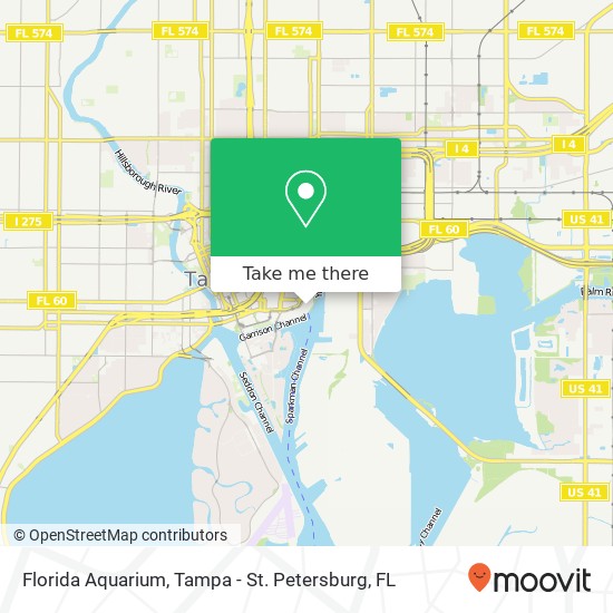Mapa de Florida Aquarium