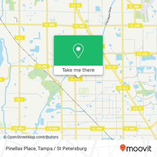 Pinellas Place map