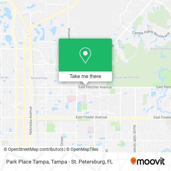 Park Place Tampa map