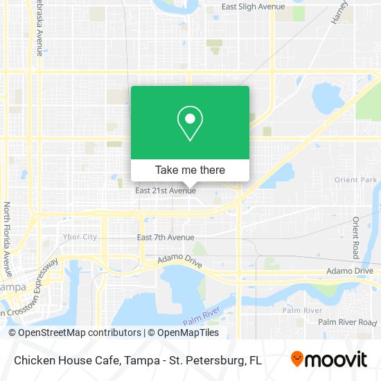 Mapa de Chicken House Cafe