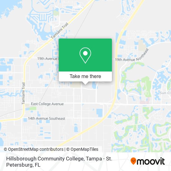 Hillsborough Community College map