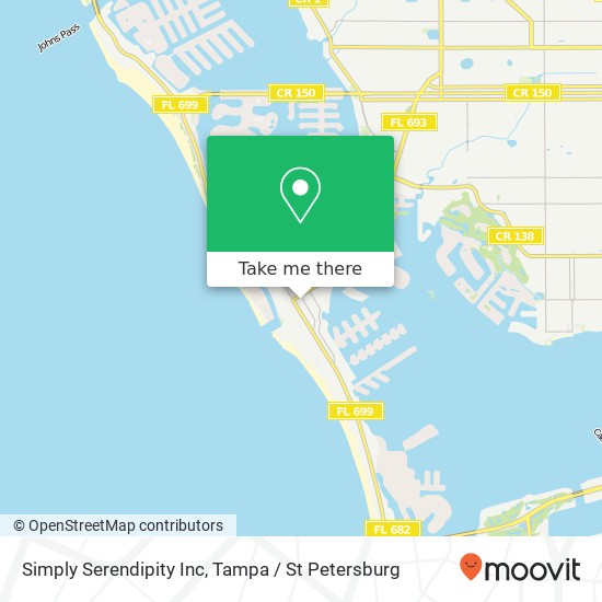 Simply Serendipity Inc map