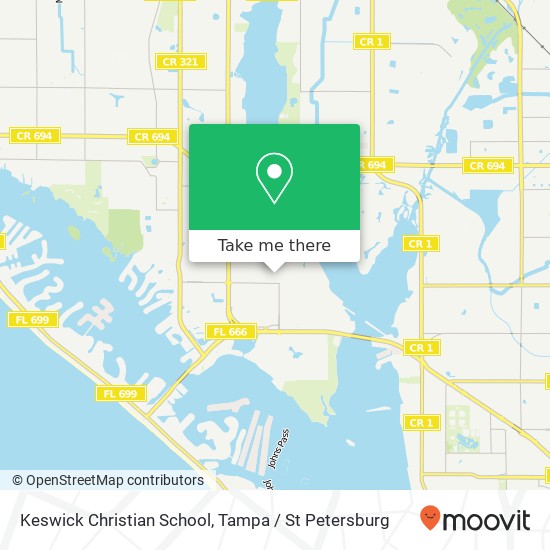 Keswick Christian School map