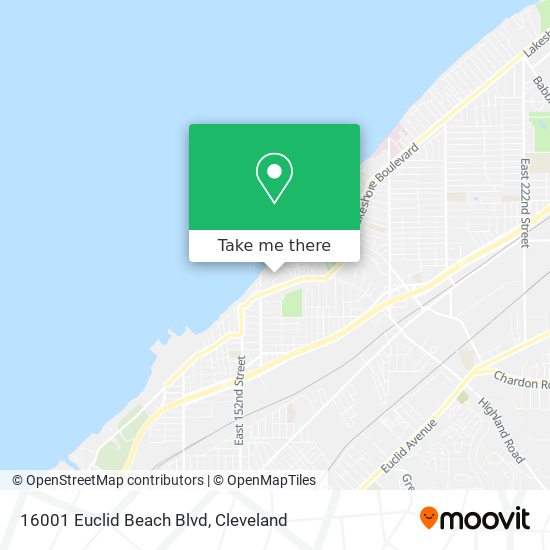 Mapa de 16001 Euclid Beach Blvd