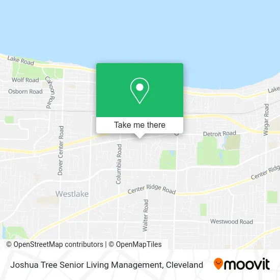 Joshua Tree Senior Living Management map