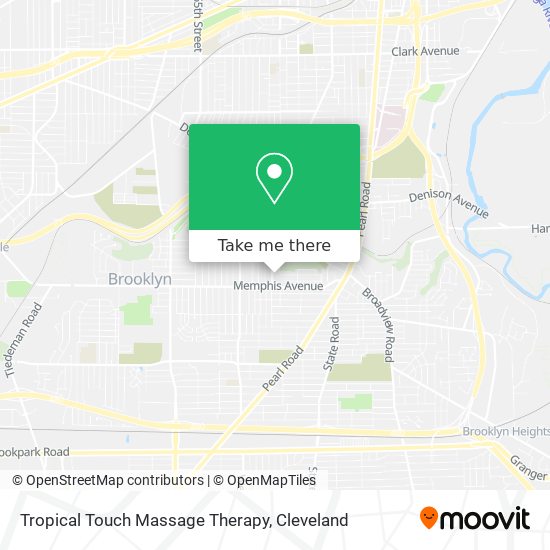 Tropical Touch Massage Therapy map