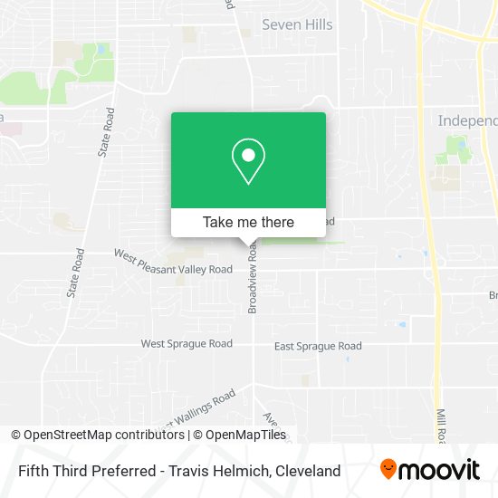 Mapa de Fifth Third Preferred - Travis Helmich