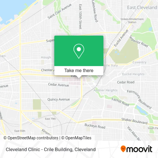 Cleveland Clinic - Crile Building map