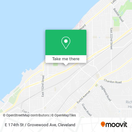 E 174th St / Grovewood Ave map