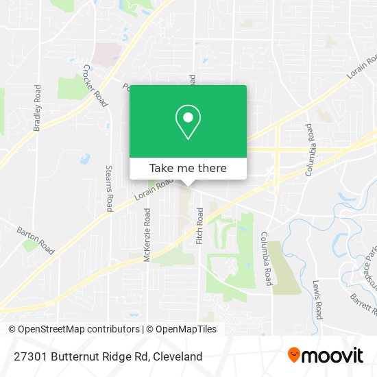 27301 Butternut Ridge Rd map