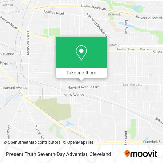 Mapa de Present Truth Seventh-Day Adventist