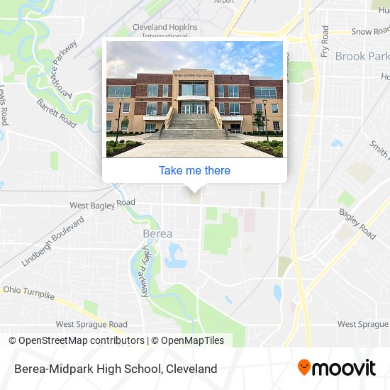 Berea-Midpark High School map