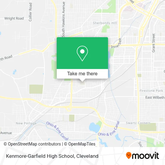 Kenmore-Garfield High School map