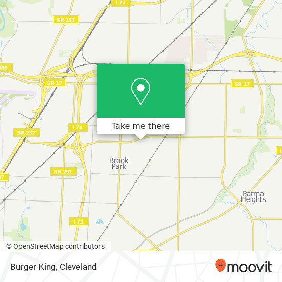 Burger King map