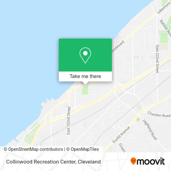 Collinwood Recreation Center map
