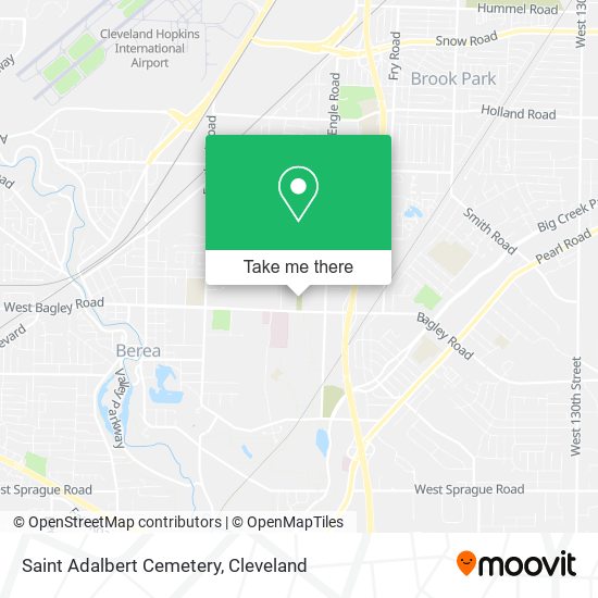 Saint Adalbert Cemetery map