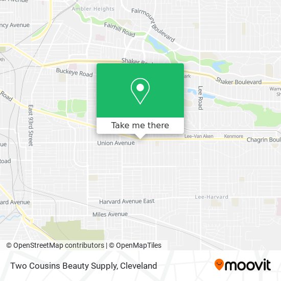 Two Cousins Beauty Supply map