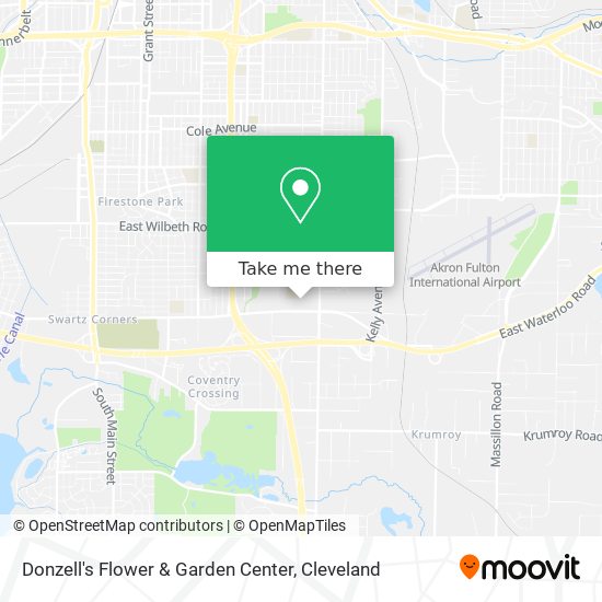 Donzell's Flower & Garden Center map