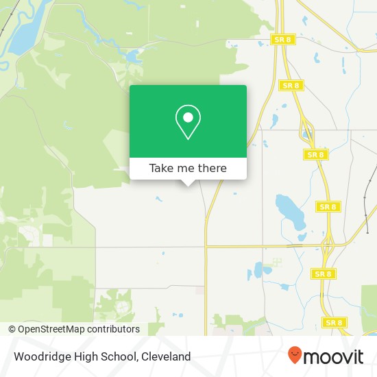 Mapa de Woodridge High School