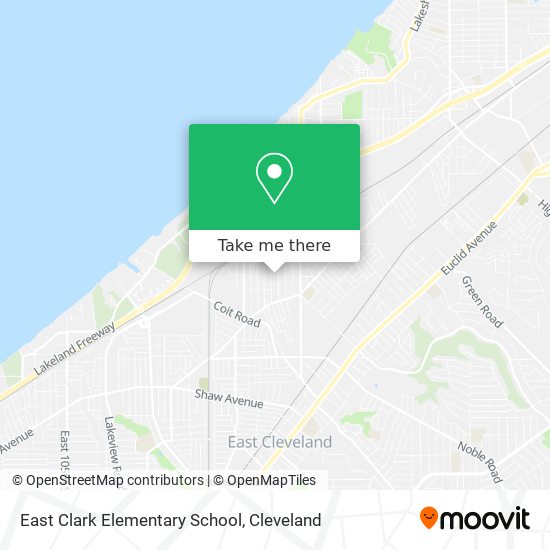 Mapa de East Clark Elementary School