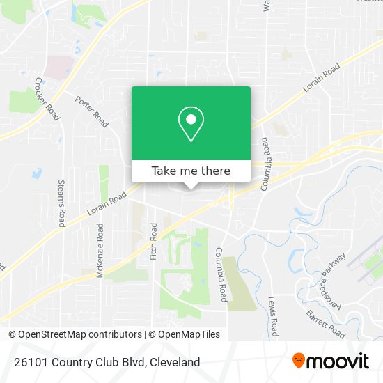 Mapa de 26101 Country Club Blvd