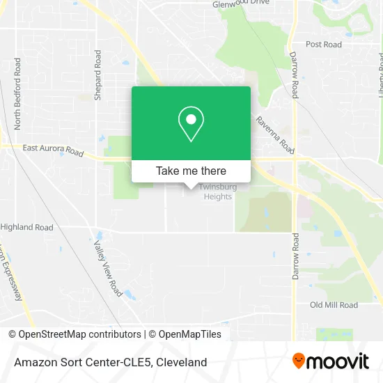 Mapa de Amazon Sort Center-CLE5