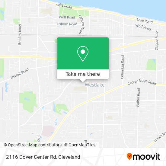 2116 Dover Center Rd map