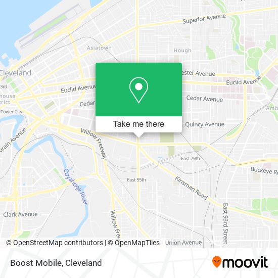 Boost Mobile map