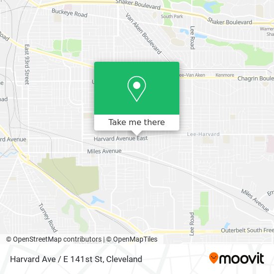 Harvard Ave / E 141st St map