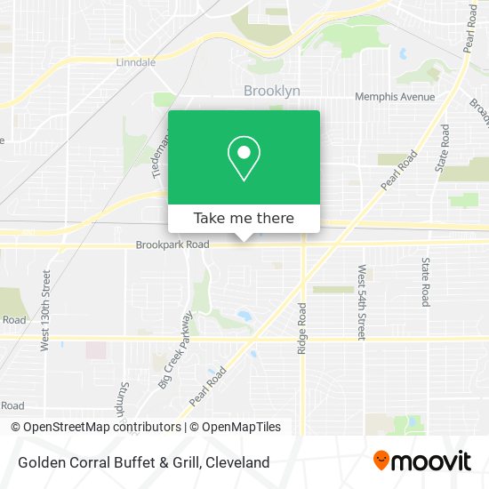 Mapa de Golden Corral Buffet & Grill