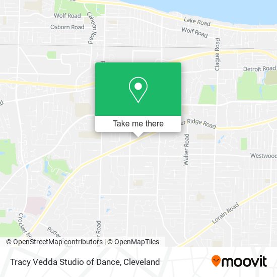 Mapa de Tracy Vedda Studio of Dance