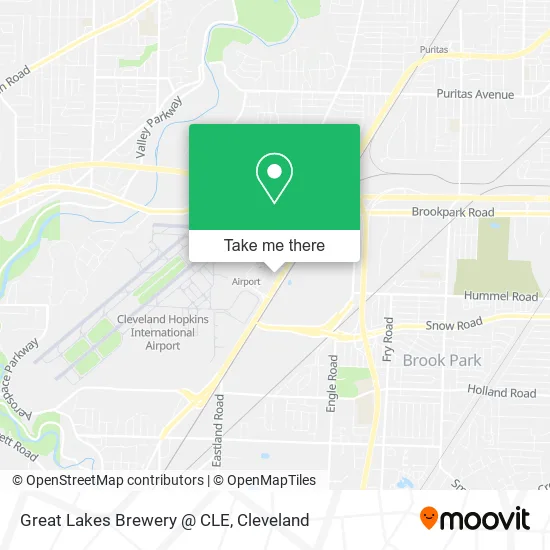 Great Lakes Brewery @ CLE map