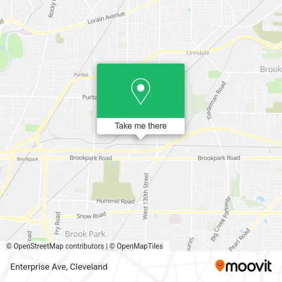 Mapa de Enterprise Ave