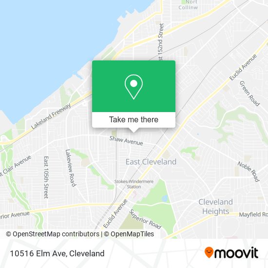 Mapa de 10516 Elm Ave