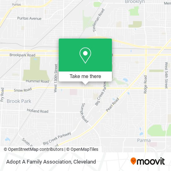 Adopt A Family Association map