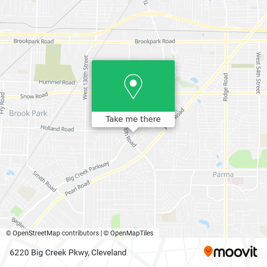 Mapa de 6220 Big Creek Pkwy