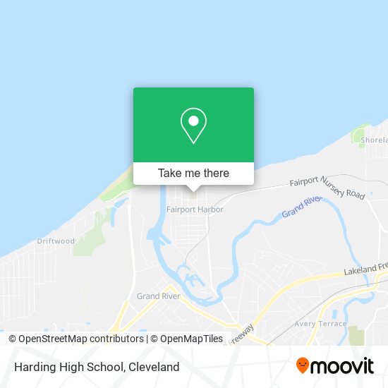 Harding High School map