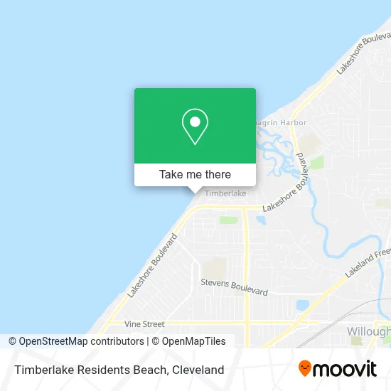 Timberlake Residents Beach map