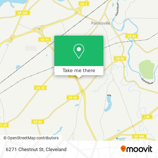 6271 Chestnut St map