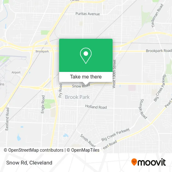 Mapa de Snow Rd