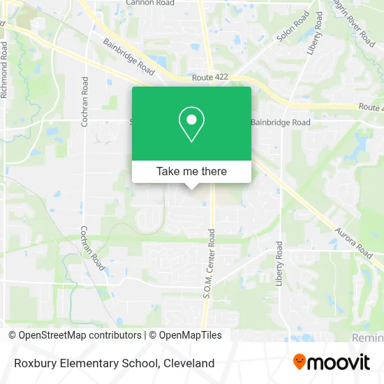 Roxbury Elementary School map