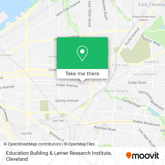 Education Building & Lerner Research Institute map