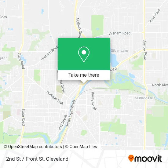 2nd St / Front St map
