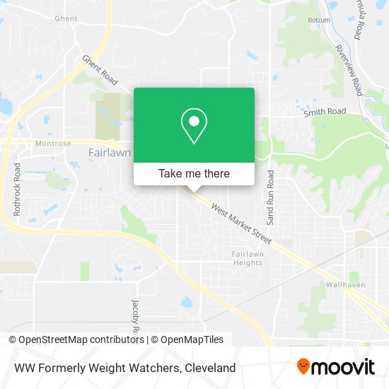 WW Formerly Weight Watchers map