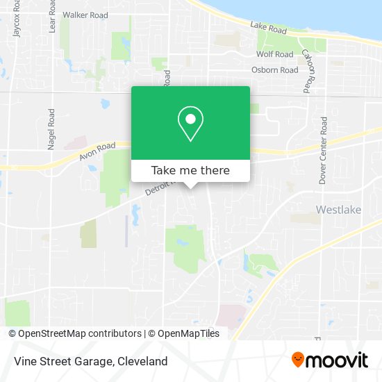 Vine Street Garage map