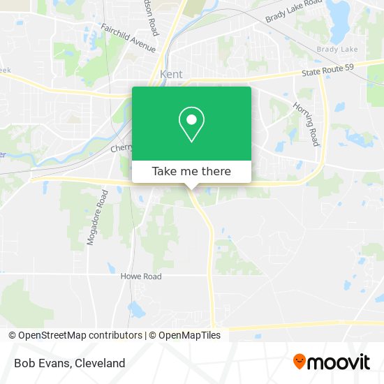 Bob Evans Locations Map How To Get To Bob Evans In Kent By Bus?