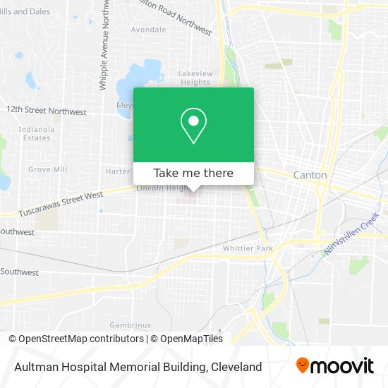 Aultman Hospital Memorial Building map