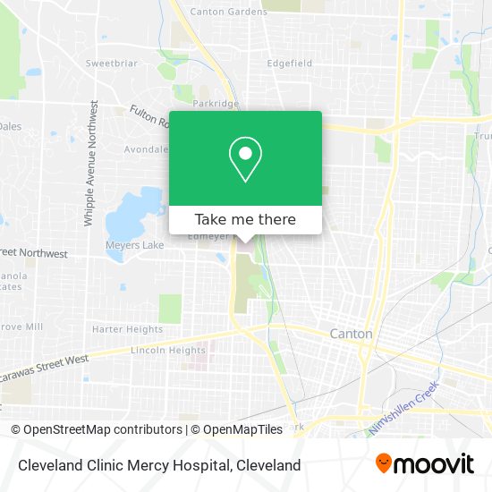 Cleveland Clinic Mercy Hospital map