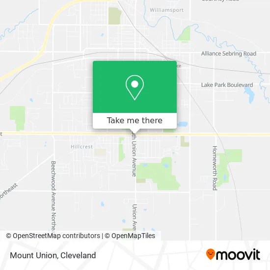 Mount Union map