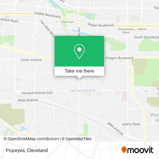 Mapa de Popeyes